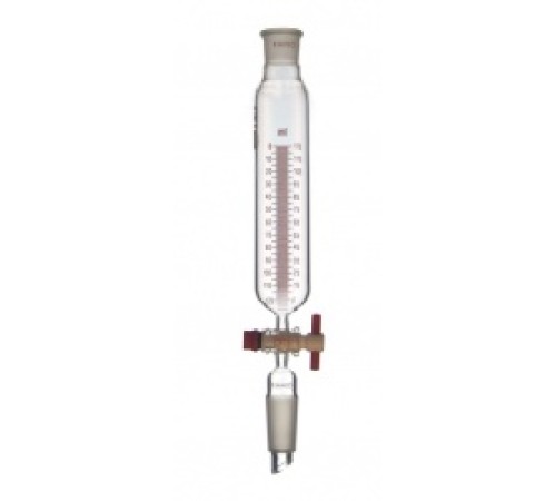 Воронка капельная цилиндрическая Kimble 125 мл, 24/25, с градуировкой, PTFE кран, без пробки, стекло (Артикул 633531-0125) Воронка капельная цилиндрическая Kimble 125 мл, 24/25, с градуировкой, PTFE кран, без пробки, стекло (Артикул 633531-0125)