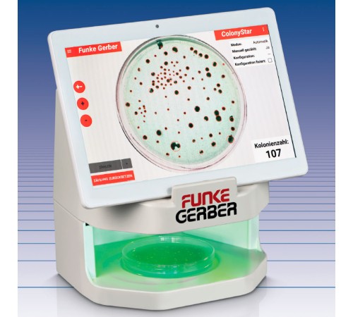 Счетчик колоний Funke-Gerber ColonyStar automatic с улучшенным планшетом