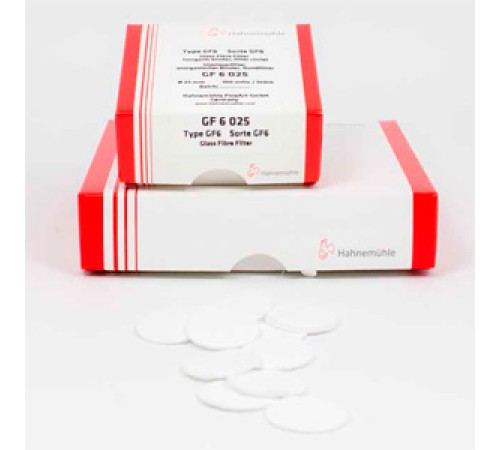 Фильтры Hahnemühle GF6 из стеклянного микроволокна, круглые, Ø 25 мм, со связующими агентами