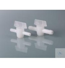 8614-0009 Запорный кран для шлангов Burkle, HDPE, 12-15 мм, NW 9 мм