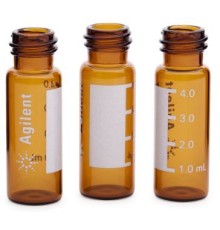 Виалы винтовые темн.стекло Флакон, винтовой, 4 мл, ambr, WrtOn, 100PK, 5067-0247 Agilent