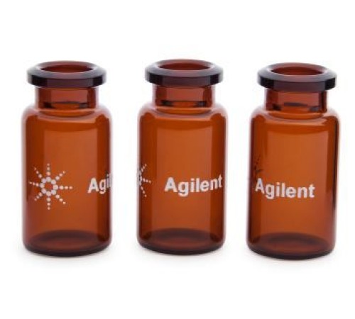 Виалы под обжимную крышку темн.стекло Vial, HS, crimp, FB, 10ml, ambr, cert, 100PK, 5067-0227 Agilent